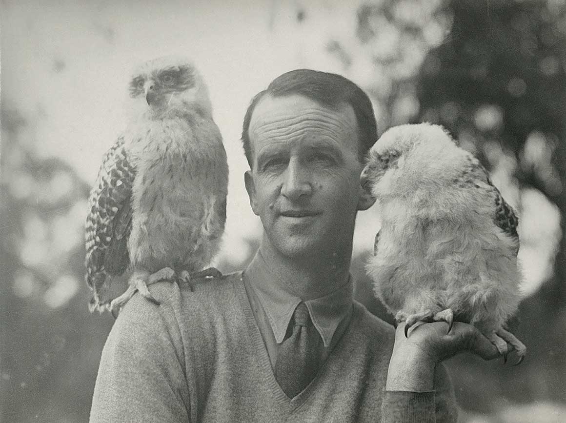 Black and white photo of David Fleay.