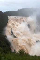 Photo of Barron Falls in flood