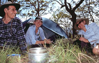 Photo of campers at Denham Range.