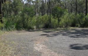 Eight vehicle-based camping areas are found next to the car park area. 