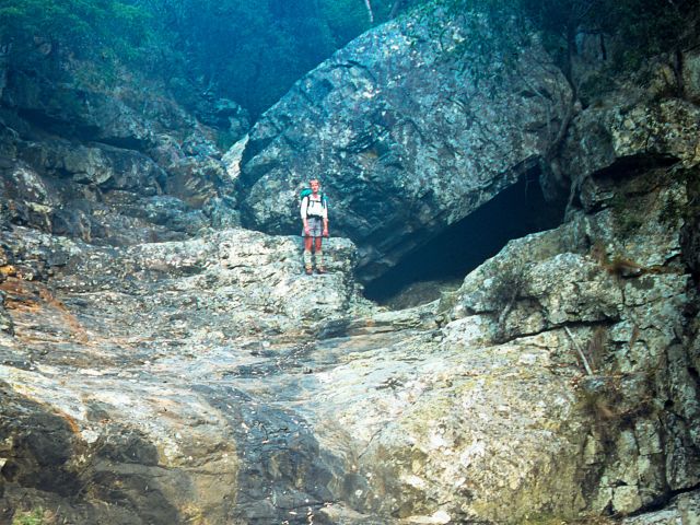 Venture into Blue Gorge on an off-track hike and enjoy bush camping.