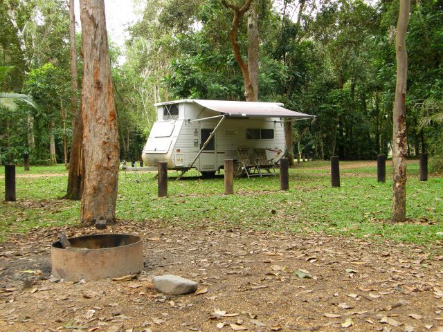Caravans, tents, small and large groups are all welcome at Broadwater camping area.