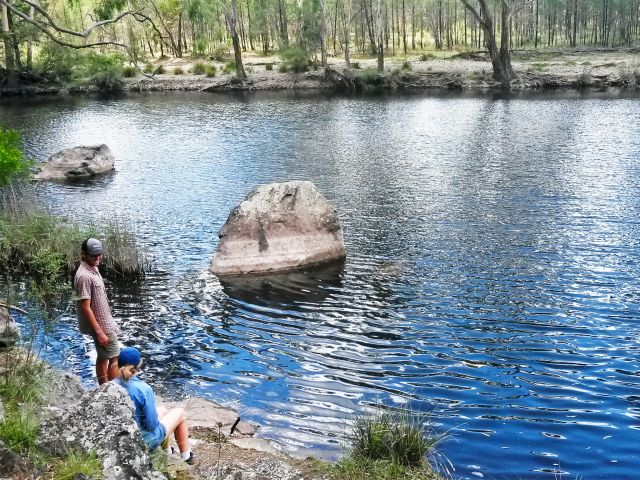 Even in the driest of times, Permanent Waterhole is a haven for wildlife and is perfect for swimming.