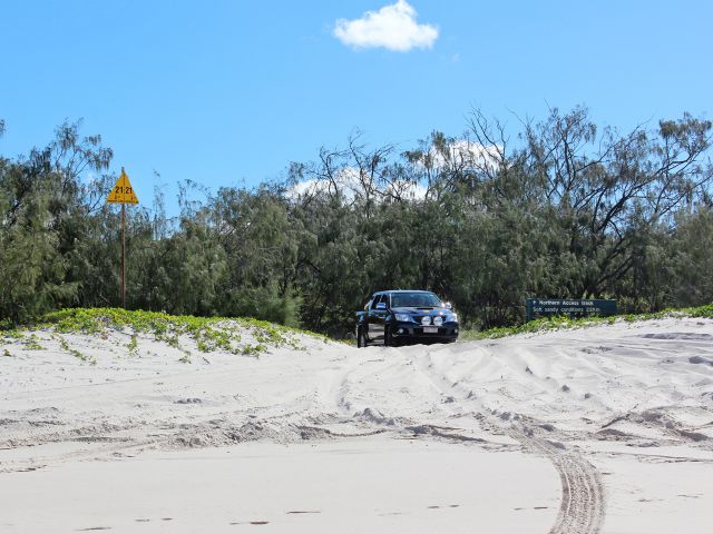 The track takes you right to the eastern Beach.