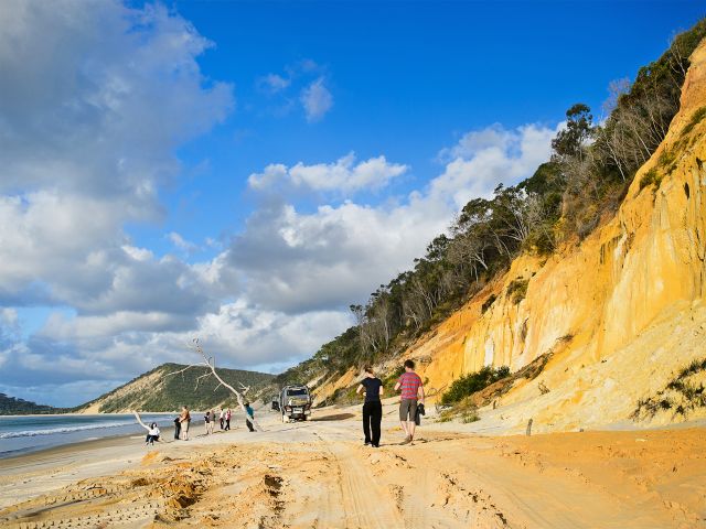 Admire the coloured sands from a distance, along the Coloured Sands beach walk, to preserve their fragile natural beauty.