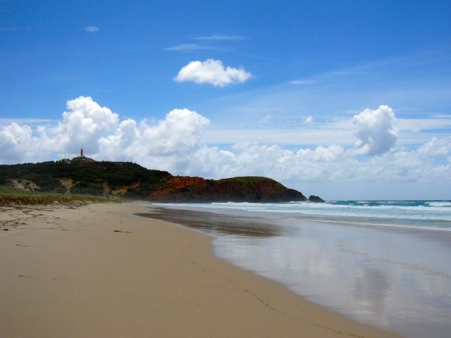 Cape Moreton is on the northern tip of Moreton Island.