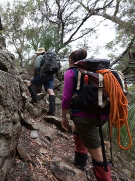 Be prepared. Walk with friends, keep to the tracks and/or selected route, and always carry water, a first-aid kit, a fully charged mobile, PLB, and a map or GPS. 