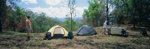 Image of the Pack Trail camp site.