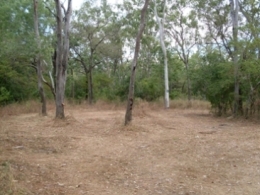 Camp site 3 at Hanushs Waterhole camping area