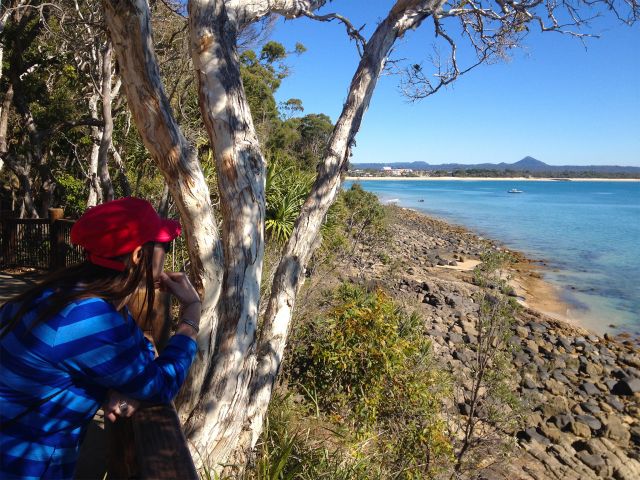 Take in the views from the Coastal Walk in the Headland section of the park.