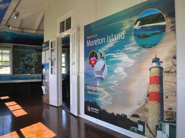 Learn about the nature and culture of Moreton Island from displays in the Cape Moreton Information Centre.