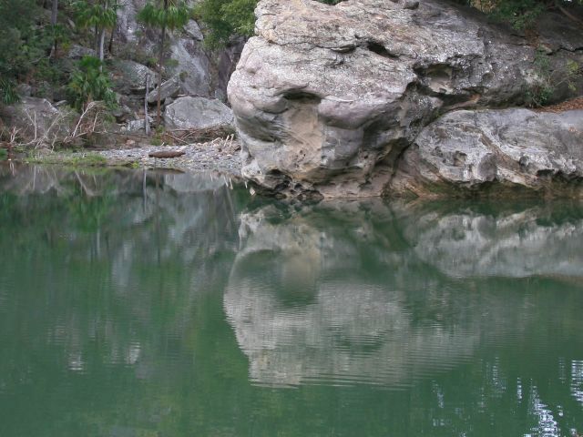 Finish your Rock Pool walk with a swim at the only designated swimming spot in Carnarvon Gorge.