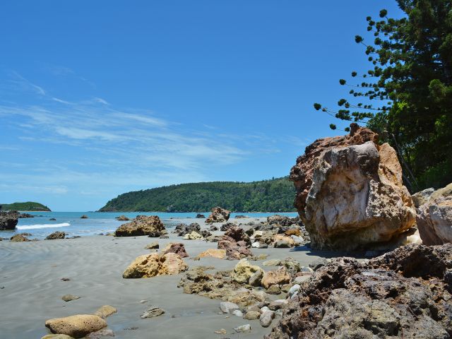 Beachcomber Cove is a scenic destination at the end of the Beachcomber Cove track.
