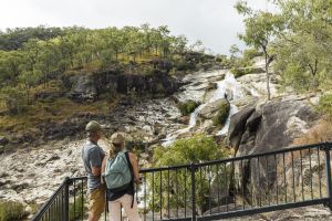 Photo of Emerald Creek Falls lookout walking track Dinden West Forest Reserve