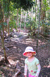 Visitors of all ages enjoy The Palms' short circuit track. 