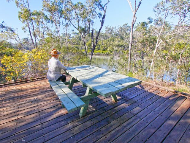 Hoppy Lark's day-use area is a quiet retreat away from the popular beach sections of the park.