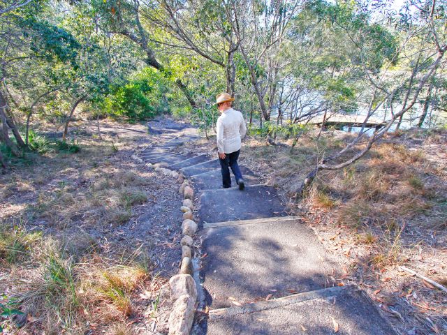 The River walk is a great, easy stroll for the whole family.