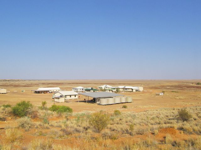 Drop in at the information centre at Diamantina Homestead.