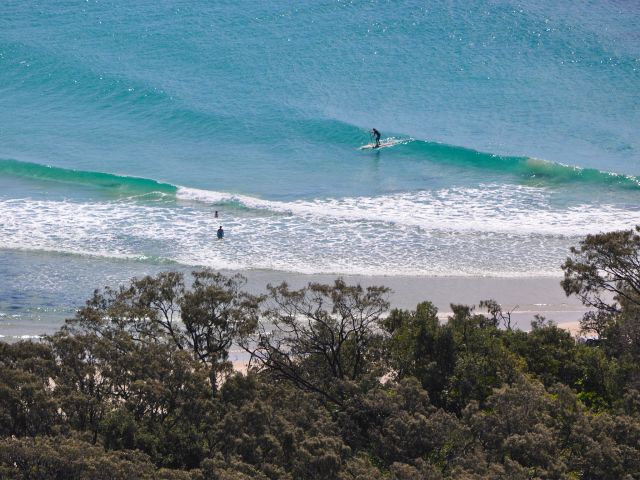 North Point creates a small break for paddle boarders to enjoy.