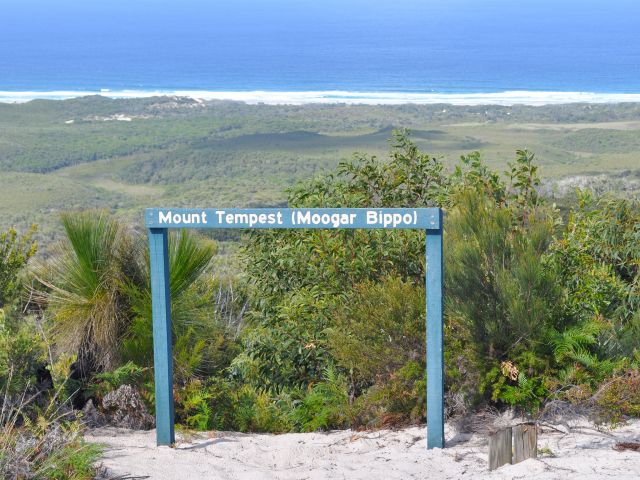 Mount Tempest is the highest sand dune on Moreton Island.