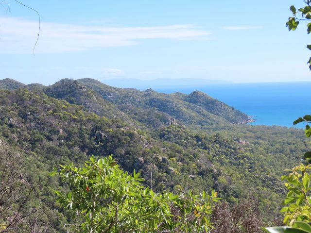 From the ridge line above Horseshoe Bay are views across the north side of the island. 