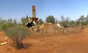 The ruins of Caiwarro Homestead give an insight into life in the past.