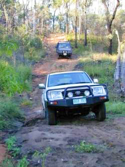 Many roads in these remote parks are suitable for 4WD vehicles only. 
