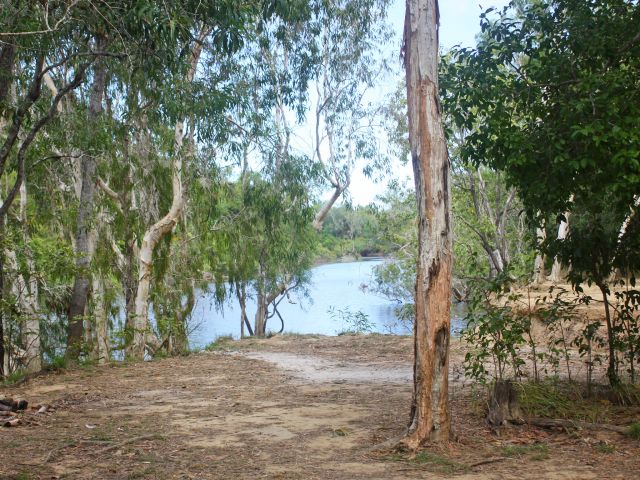 Throw in a line or simply relax at Old Faithful Waterhole camping area.