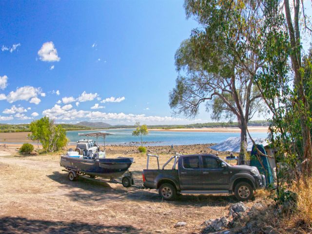 Remember your boat when you camp at Middle Creek camping area!