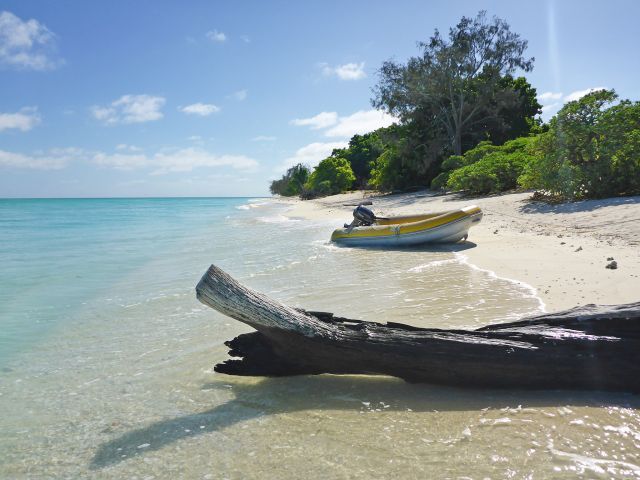 You can reach North West Island by private boat or commercial vessel.