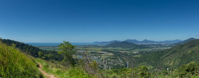 Photo of the coast, which can be seen from sections of Douglas track