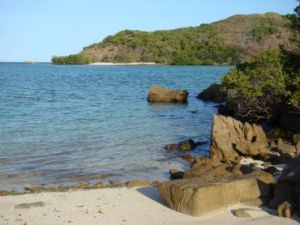 Ocean and beach at Wuthara Island National Park.