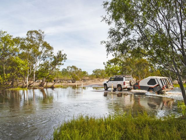 Be prepared for river and creek crossings.