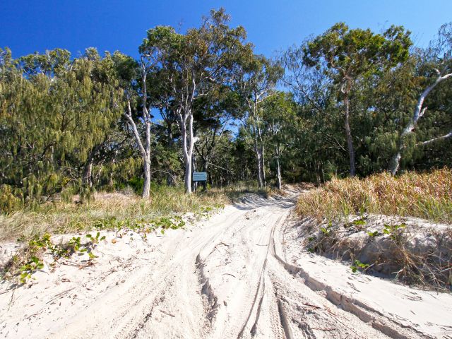 A 4WD is needed to access Burrum Point camping area.