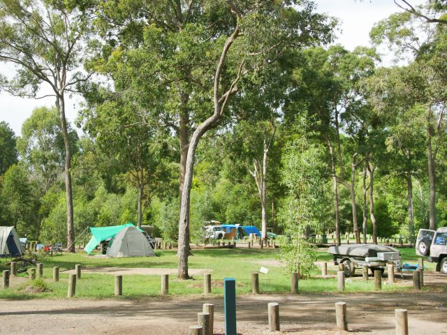 Coochin Creek camping area is perfect for a weekend escape—bring your tent, camper trailer, campervan, caravan or motorhome!