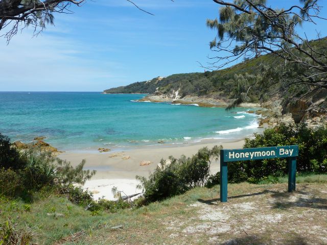 The picturesque Honeymoon Bay.