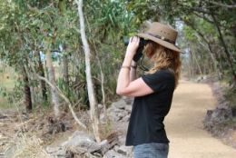 A pair of binoculars will help spot the more elusive birds in the park.