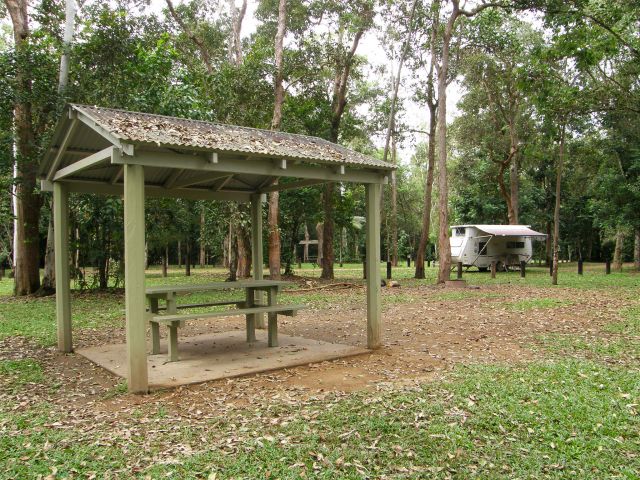 Broadwater camping area is also a great place for a picnic.