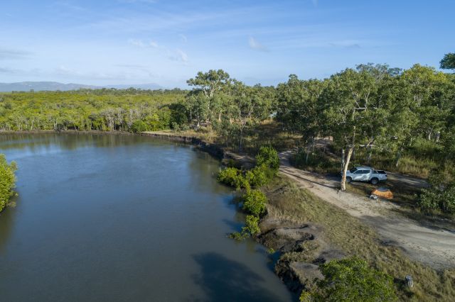 Campsite at Cocoa Creek.