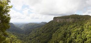 Looking towards the Gold Coast. 
