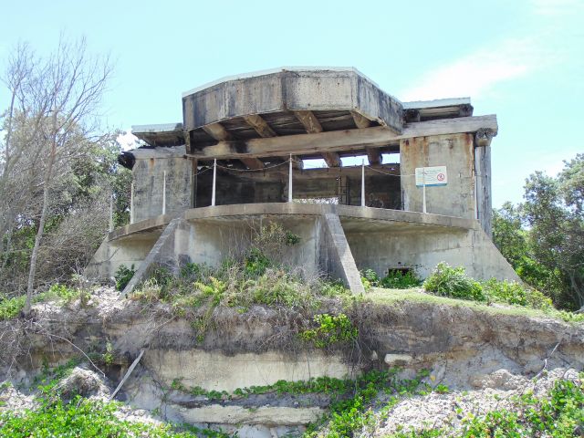 You'll marvel at the size of the gun emplacements.