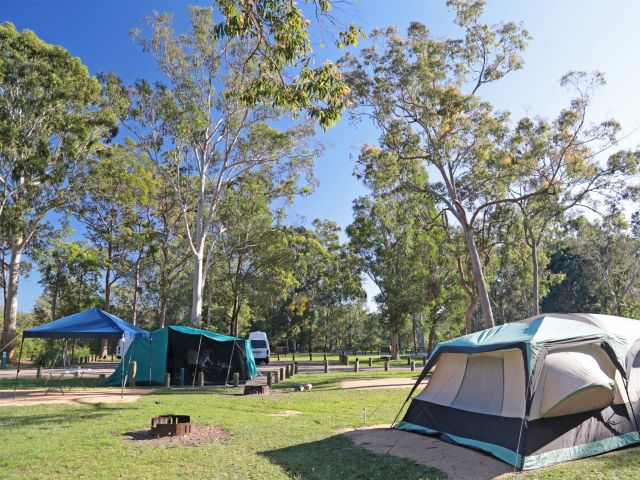 Photo of Coochin Creek camping area which is perfect for a weekend escape!