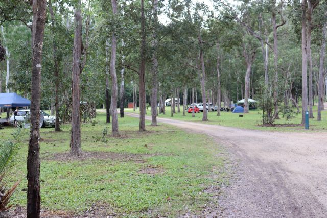 Murray Falls camping area is suitable for large groups.