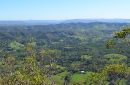 Western view from the summit. 