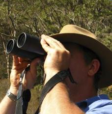 Take care when using binoculars; steep track edges can be closer than you think. 