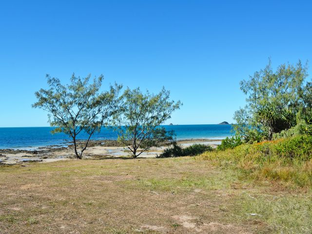 Find your own beachside camp site when you bush camp in Cape Palmerston National Park.
