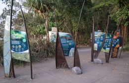 Find out about Noosa National Park by visiting the outdoor display in the Headland section day-use area. 